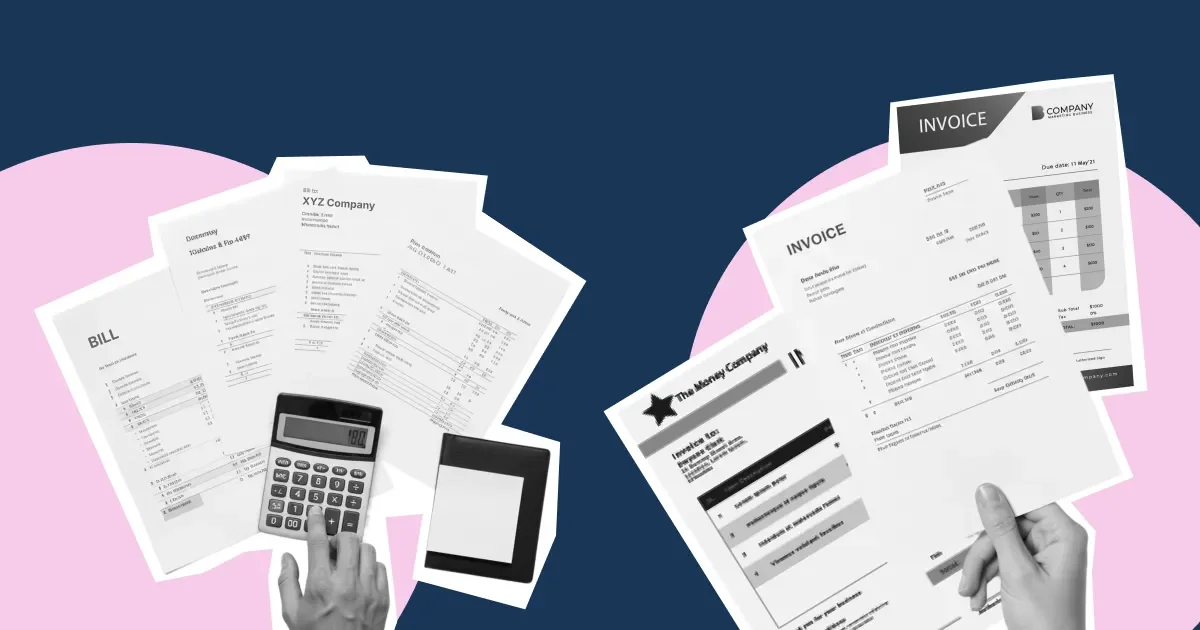 Municipal bills and invoices being checked for incorrect charges